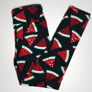 NWT Lularoe Watermelon leggings!